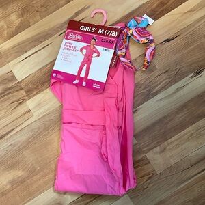 Barbie The Movie Two Piece Pink Power Jumpsuit - Size M (7/8)